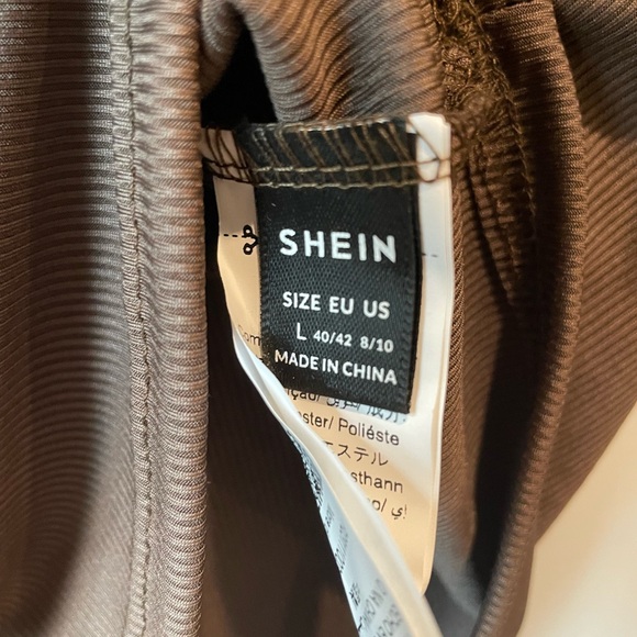 2 NWOT Shein Slinky Rib Cropped Shirts - Picture 6 of 6